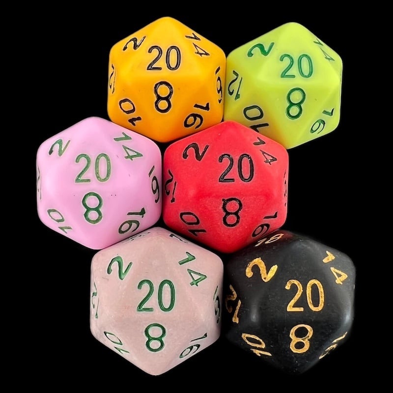 TDSO Frosted Matte Dice