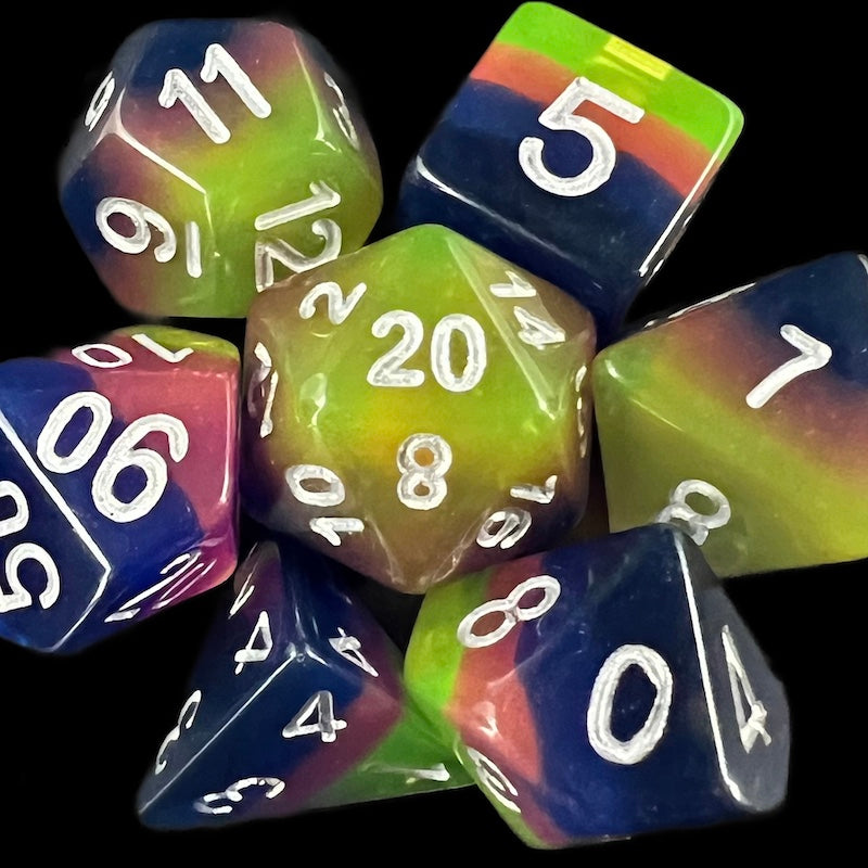 TDSO Layer Neon Sunrise Dice