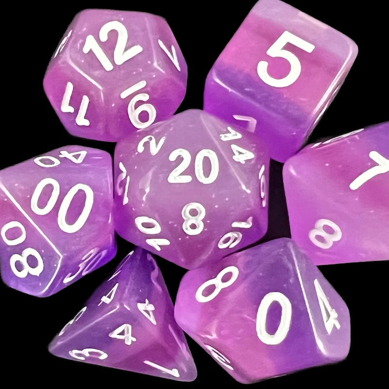 TDSO Layer Transparent Purple Dice