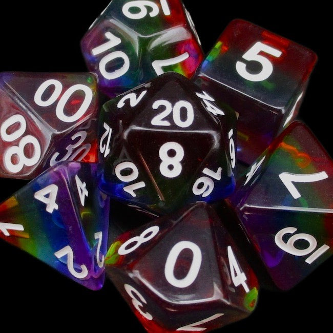 *TDSO Layer Transparent Rainbow Dice