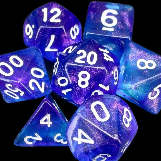 *TDSO Light Reactive Blue & Purple Dice