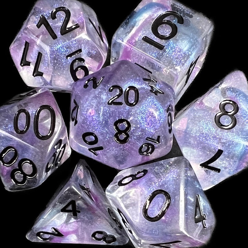TDSO Luminous Ceremonial Chrome Dice