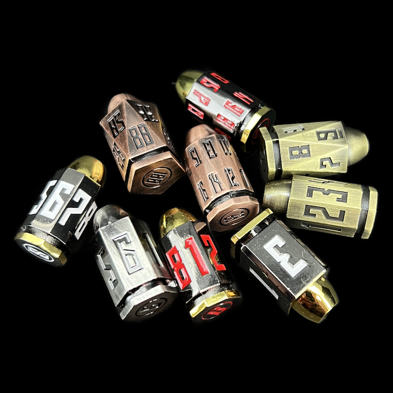TDSO Metal Bomb & Bullet Dice