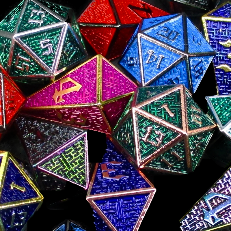 TDSO Metal Shard Dice