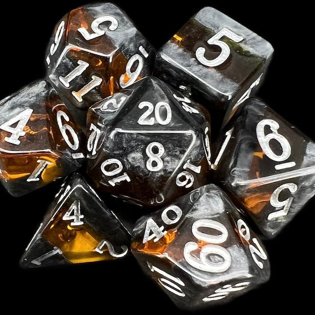 TDSO Mineral Amber Dice