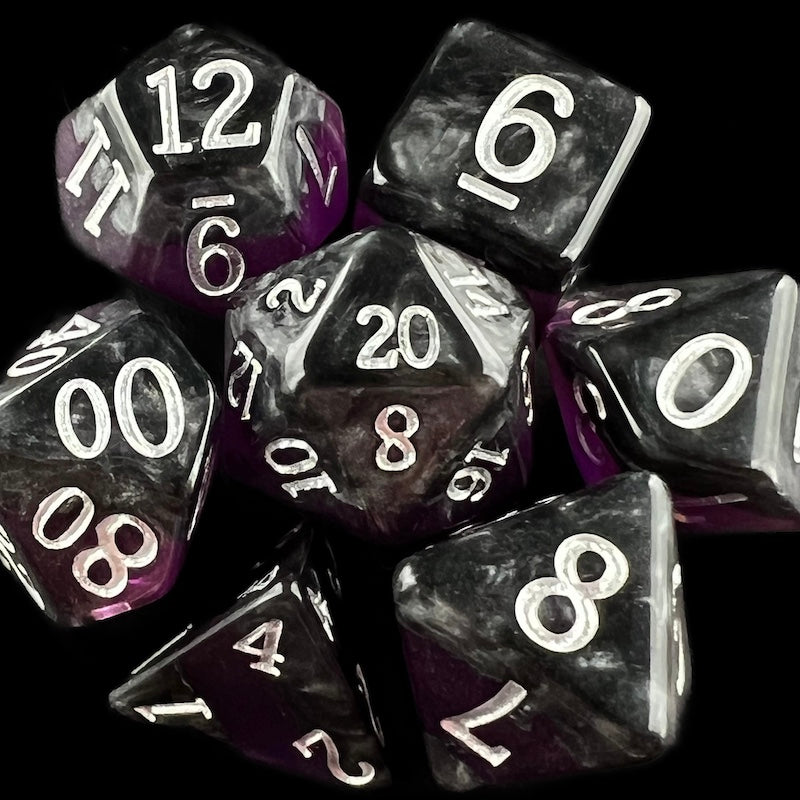 TDSO Mineral Amethyst Dice