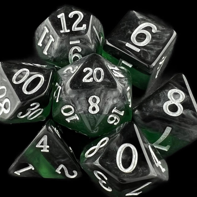TDSO Mineral Emerald Dice