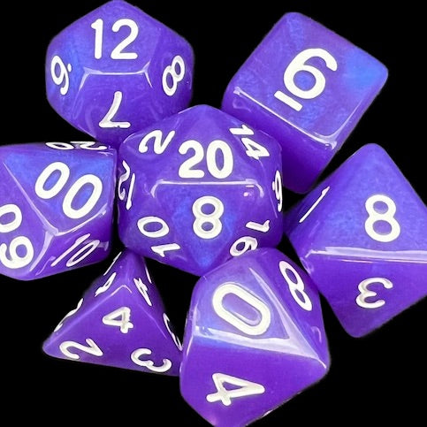 TDSO Moonstone Royal Purple Dice