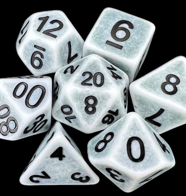 TDSO Opaque Antique Ghostly Teal Dice