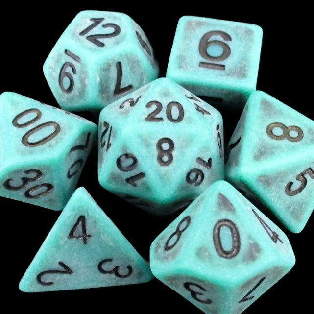 TDSO Opaque Antique Green Dice