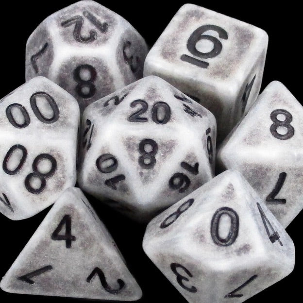TDSO Opaque Antique Silver Dice