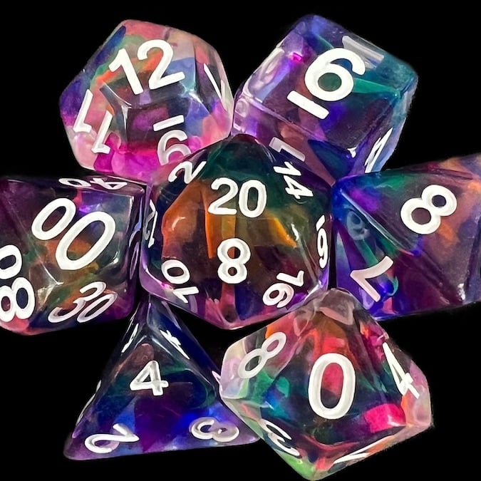 TDSO Ribbon Fairys Tale Dice