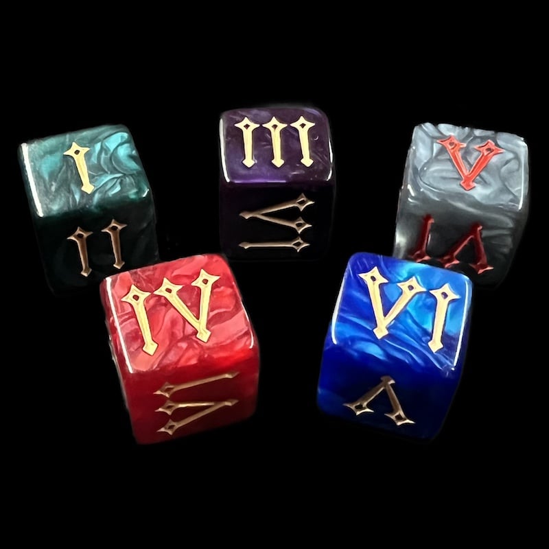 Roman Numeral Dice