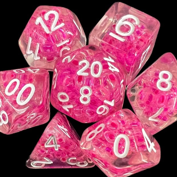 TDSO Sprinkles Pink Pearls Dice