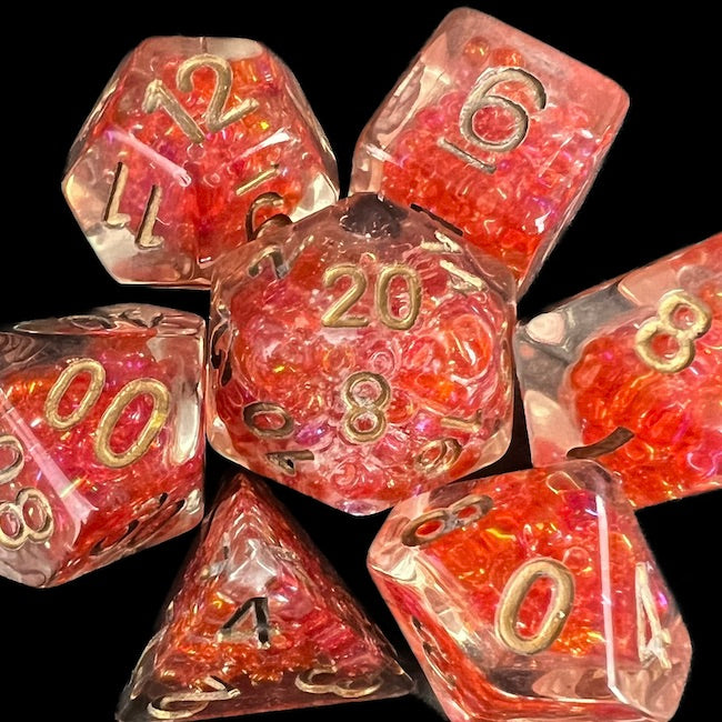 TDSO Sprinkles Red Pearls Dice
