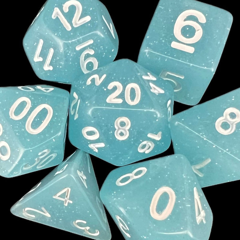 TDSO Translucent Glitter Sky Dice