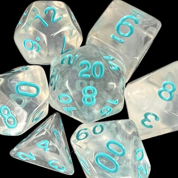 TDSO Winter Frost Turquoise Dice