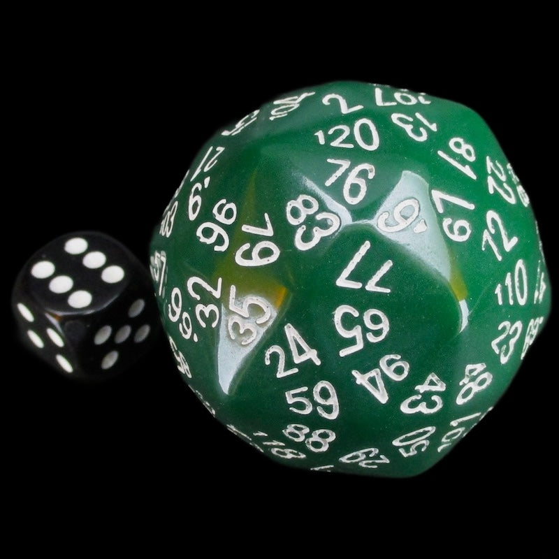 The Dice Lab Opaque Green Dice