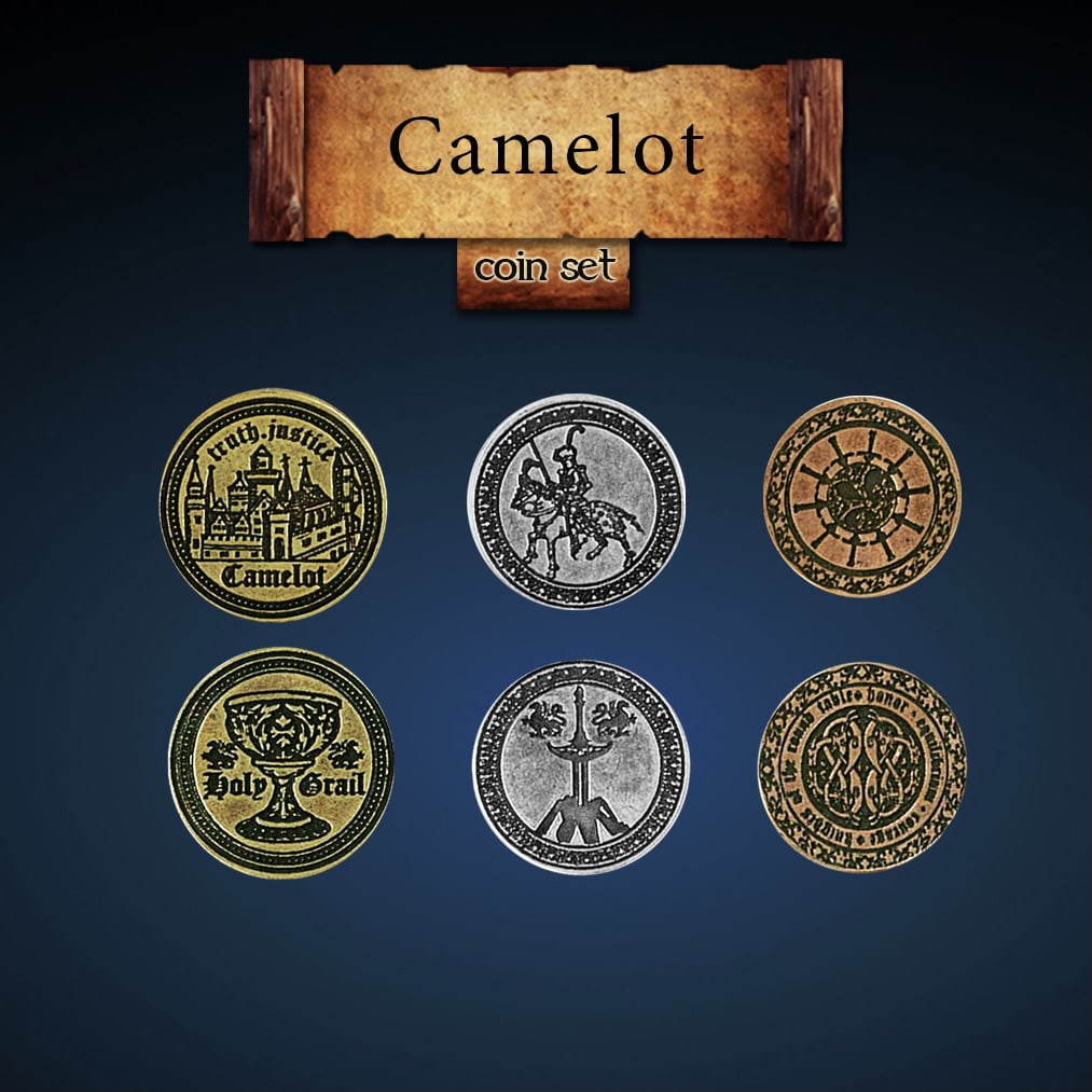 Camelot Legendary Metal Coins