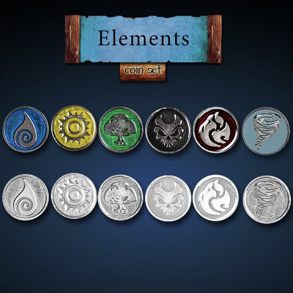 *Elementals Legendary Metal Coins