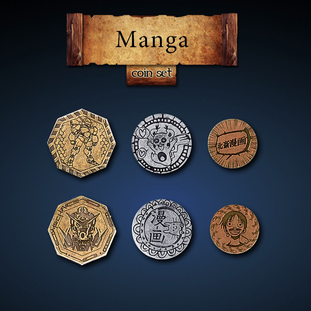 Manga Legendary Metal Coins