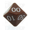 HALF PRICE CLEARANCE TDSO Goldstone Gold 16mm Precious Gem Percentile Dice