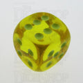Koplow Glow in the Dark Translucent Yellow 16mm D6 Spot Dice