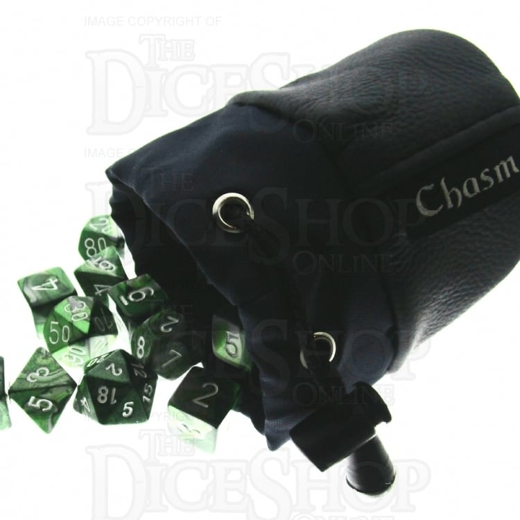 Chasm Vortex Small Midnight Blue High Grade Leather Dice Bag