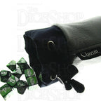 Chasm Vortex Large Silver Grey High Grade Leather Dice Bag