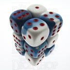 Chessex Gemini Astral Blue & White 12 x D6 Dice Set - Discontinued