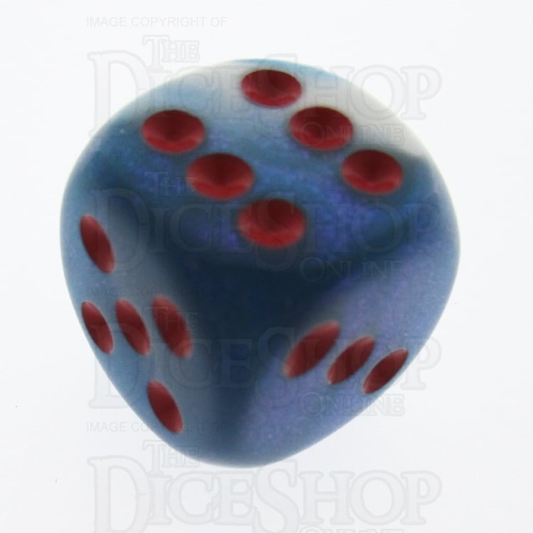 Chessex Gemini Astral Blue & White 12 x D6 Dice Set - Discontinued