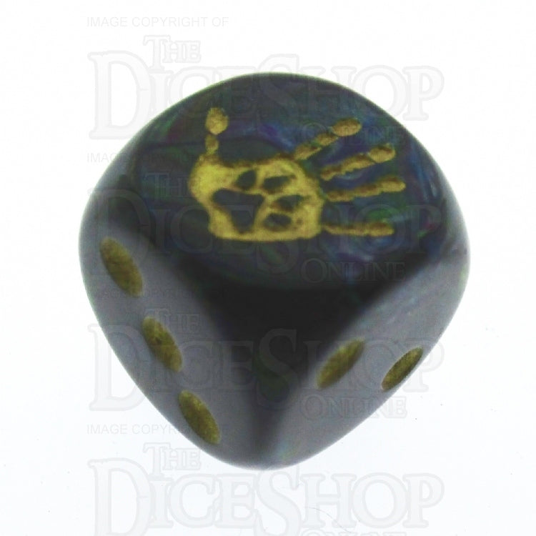 Chessex Lustrous Shadow Werewolf Shapeshifter D6 Spot Dice