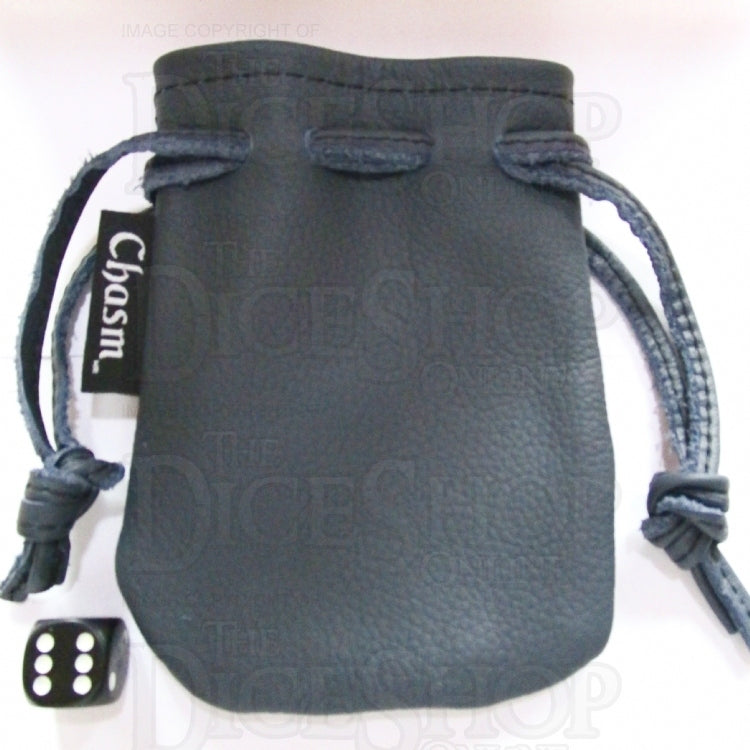 Chasm Pouch Midnight Blue High Grade Leather Dice Bag
