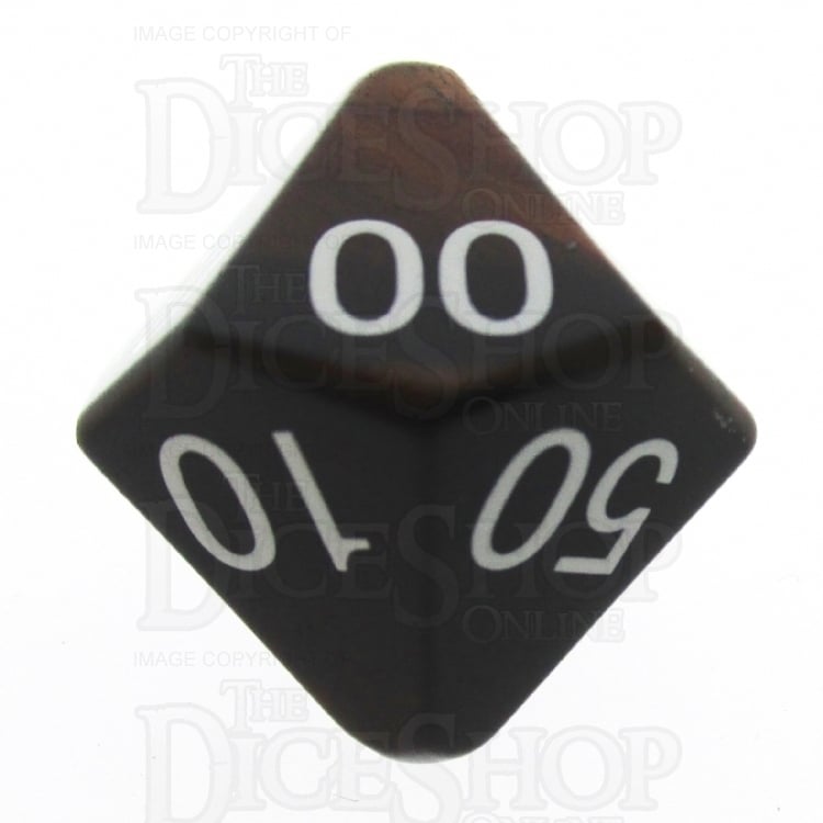HALF PRICE CLEARANCE TDSO Tiger Eye Red 16mm Precious Gem Percentile Dice