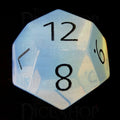 TDSO Gemstone Opalite & Black D12 Dice