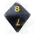 TDSO Jade Black & Gold D8 Dice