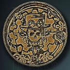 Steampunk Legendary Metal Gold Coin