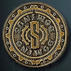 Steampunk Legendary Metal Gold Coin