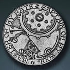 Steampunk Legendary Metal Silver Coin