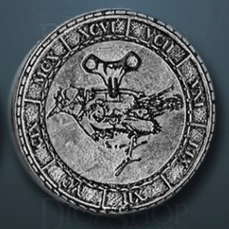 Steampunk Legendary Metal Silver Coin