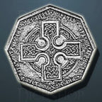 Dwarven Legendary Metal Silver Coin