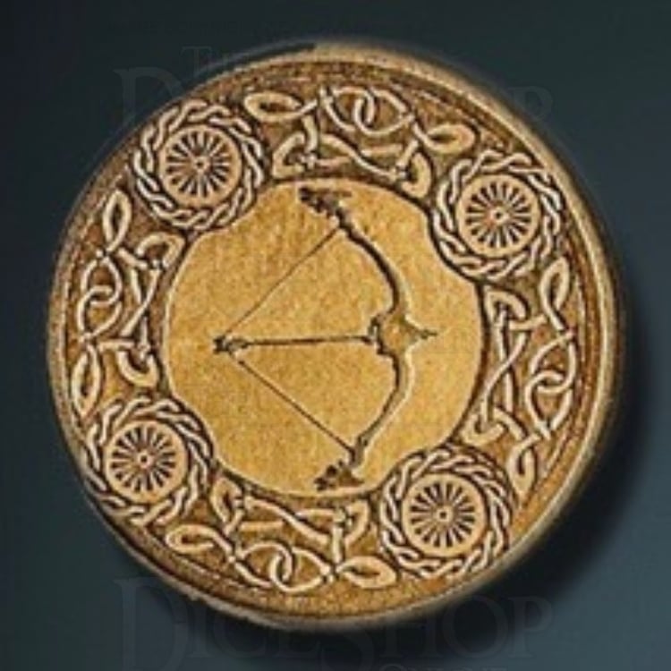 Elven Legendary Metal Gold Coin
