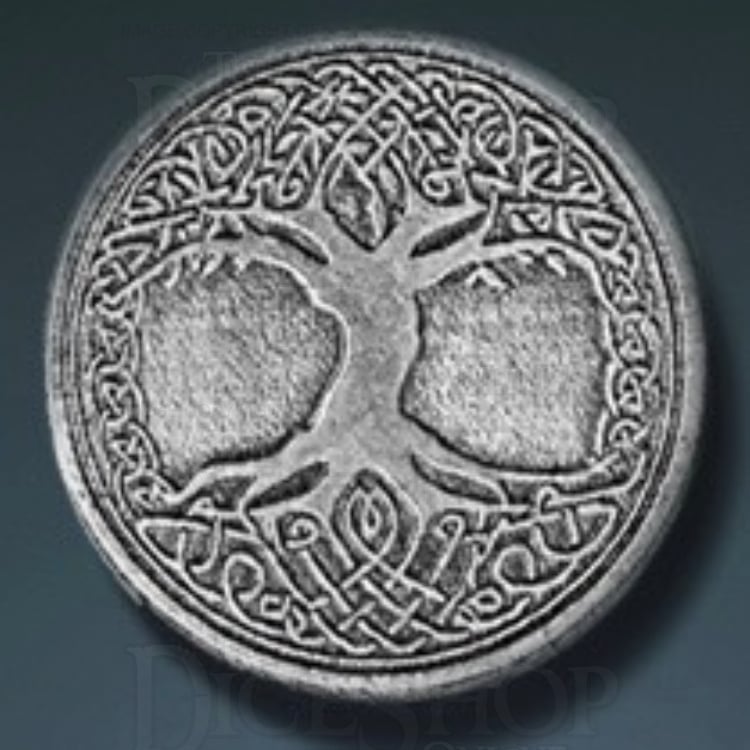 Elven Legendary Metal Silver Coin – The Dice Shop Online