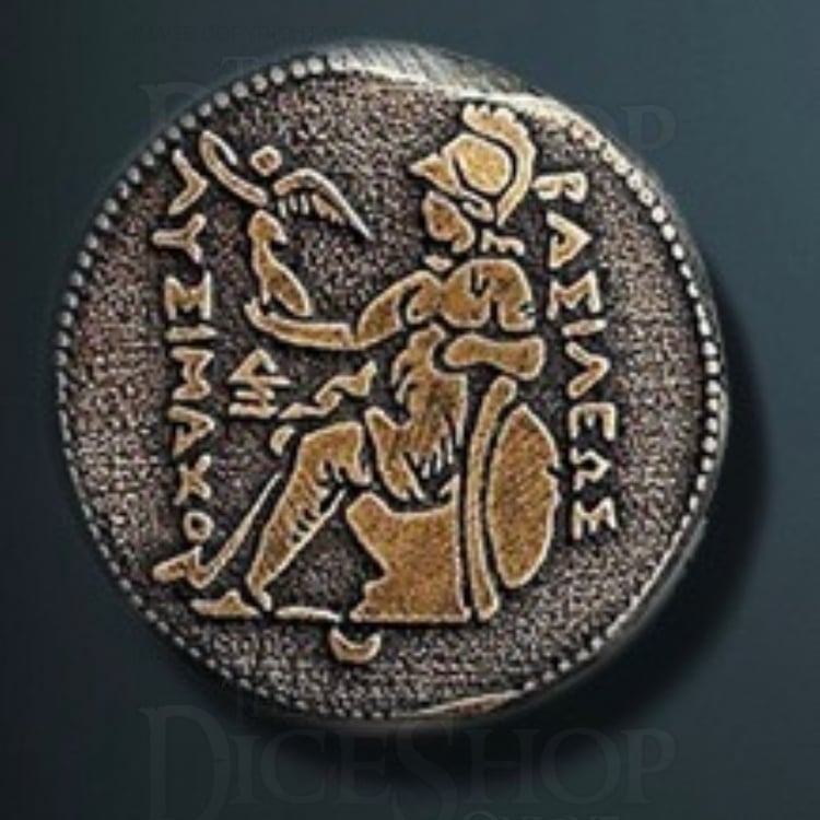 Greek Legendary Metal Gold Coin