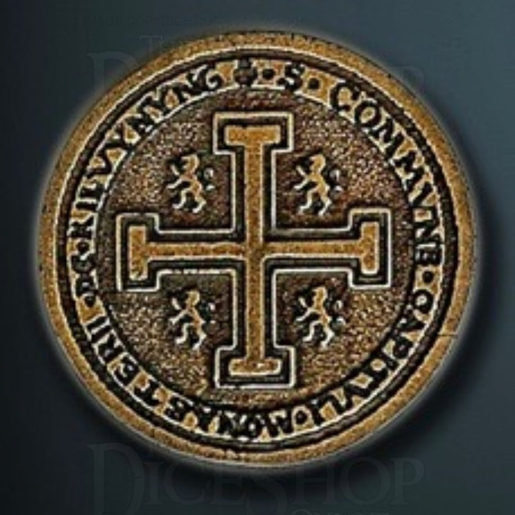 Medieval Legendary Metal Gold Coin