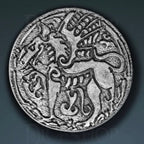 Medieval Legendary Metal Silver Coin