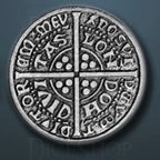 Medieval Legendary Metal Silver Coin
