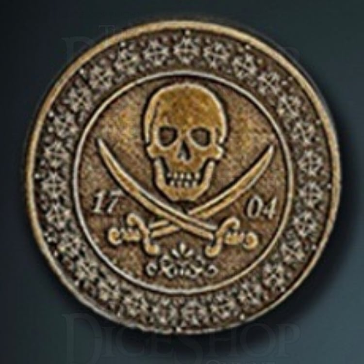 Pirate Legendary Metal Gold Coin