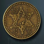 Wild West Legendary Metal Gold Coin
