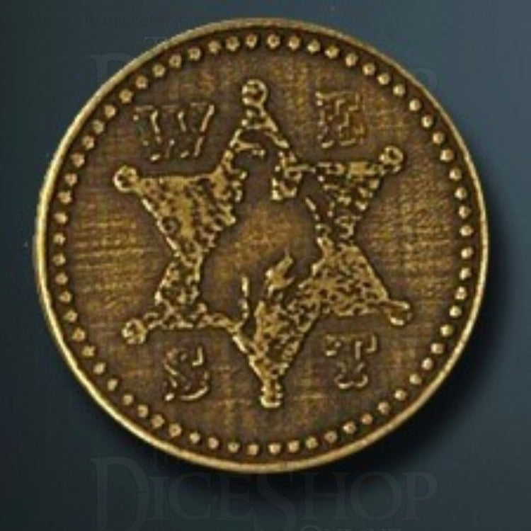 Wild West Legendary Metal Gold Coin